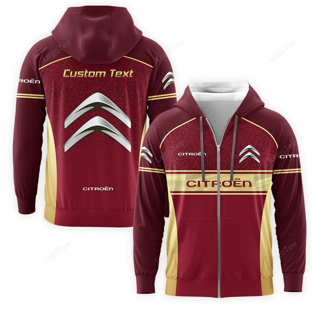 Citroen Zipper Hoodie, Gift For Citroen Lovers, Gift For Him, Husband, Boyfriend CAR137021325940-6