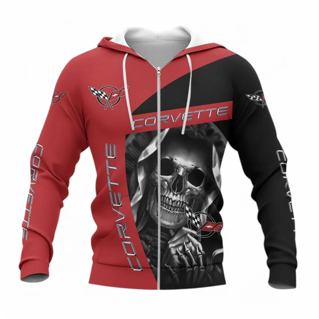 Corvette C5 Zipper Hoodie, Gift For Corvette C5 Lovers, Gift For Him, Husband, Boyfriend CAR6702212532