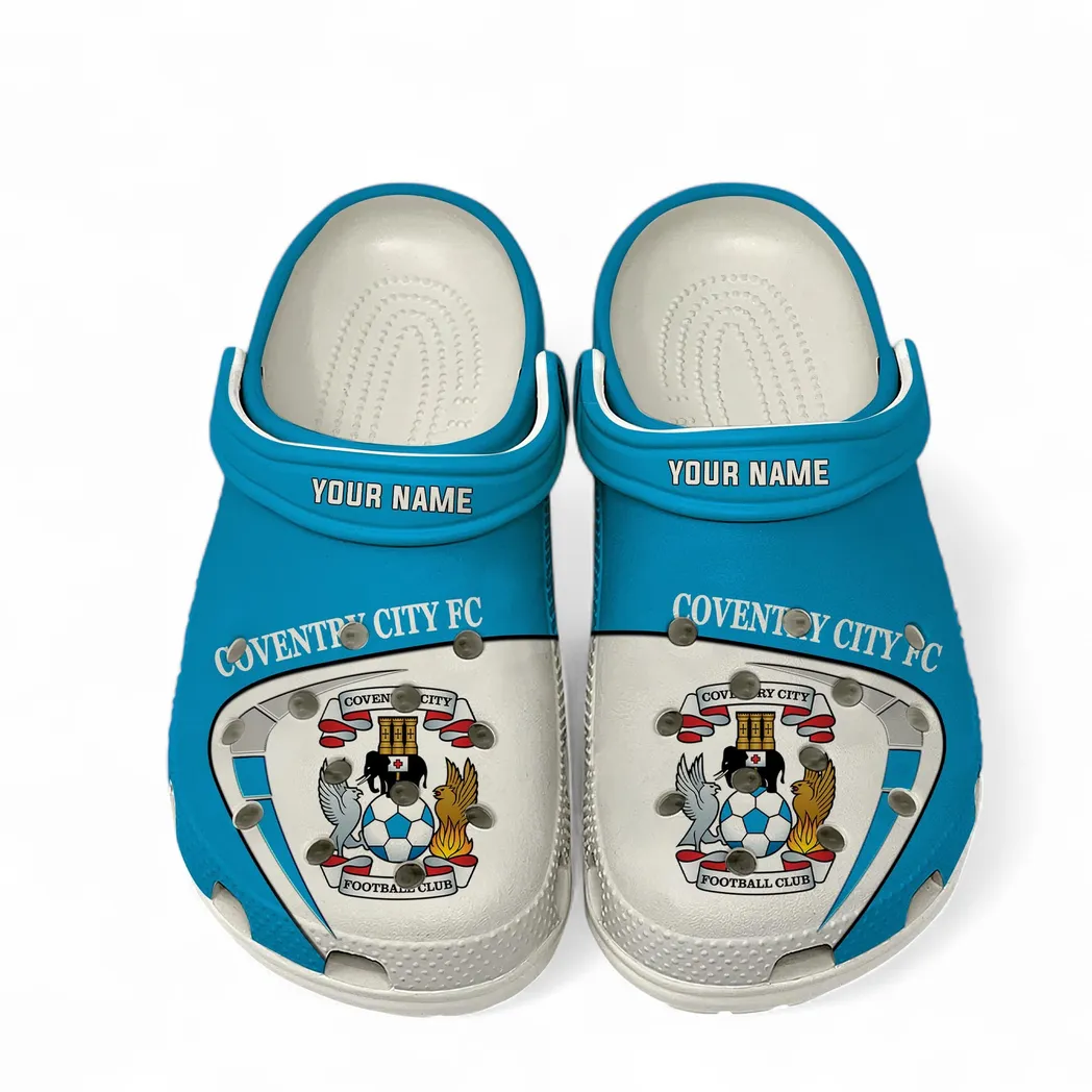 Coventry City Crocs, All Over Print Crocs Coventry City EPL1904232536