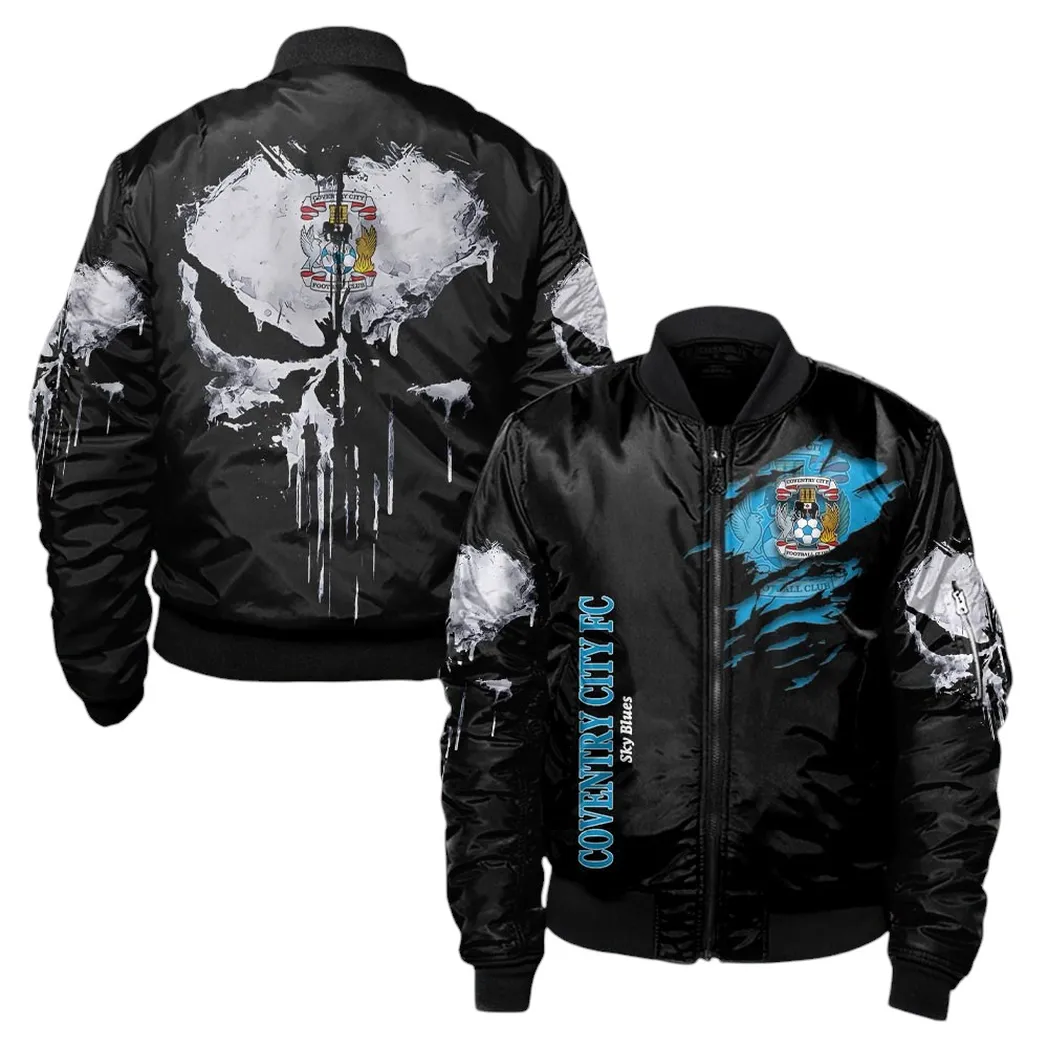 Coventry City EPL Bomber Jacket SPO1719011, Gift For Fan Coventry City-Bomber Jacket