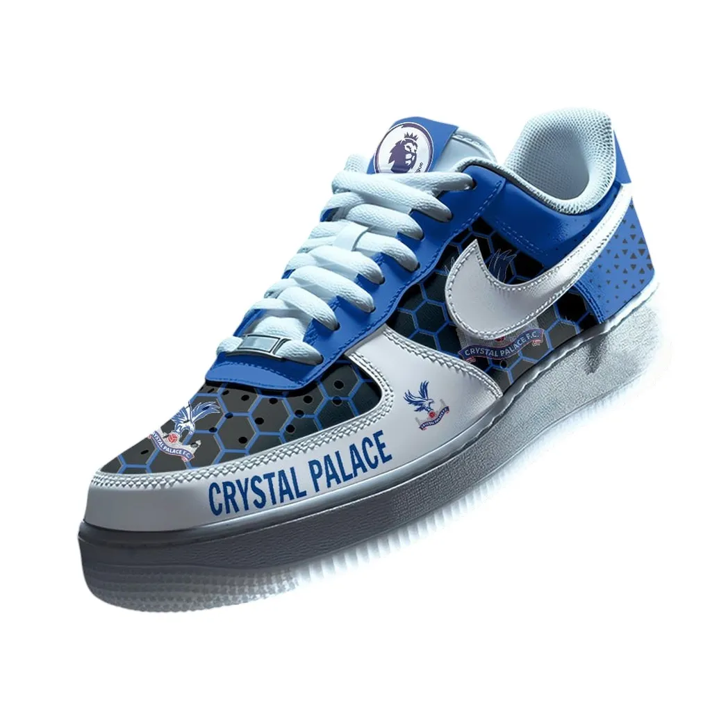 Crystal Palace EPL Air Low-Top Sneakers SPO2020017, Gift For Fan Crystal Palace - Blue