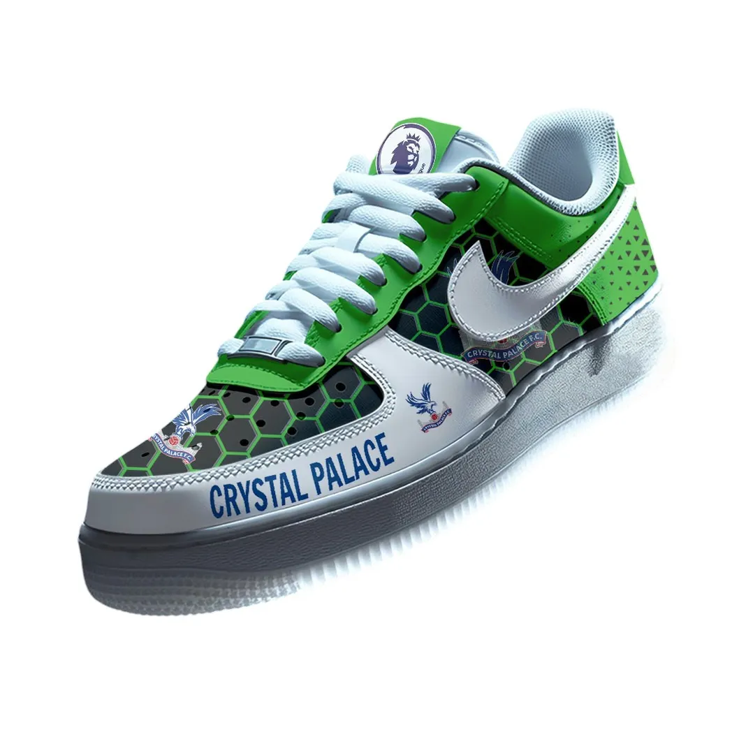 Crystal Palace EPL Air Low-Top Sneakers SPO2020017, Gift For Fan Crystal Palace - Green