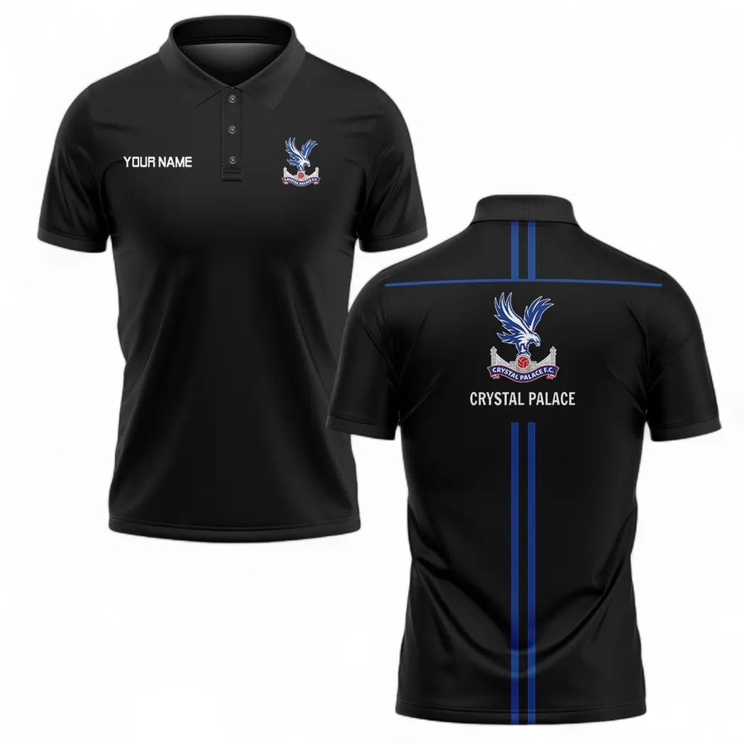 Crystal Palace Polo Shirt, All Over Print Polo Shirt Crystal Palace EPL1304222539