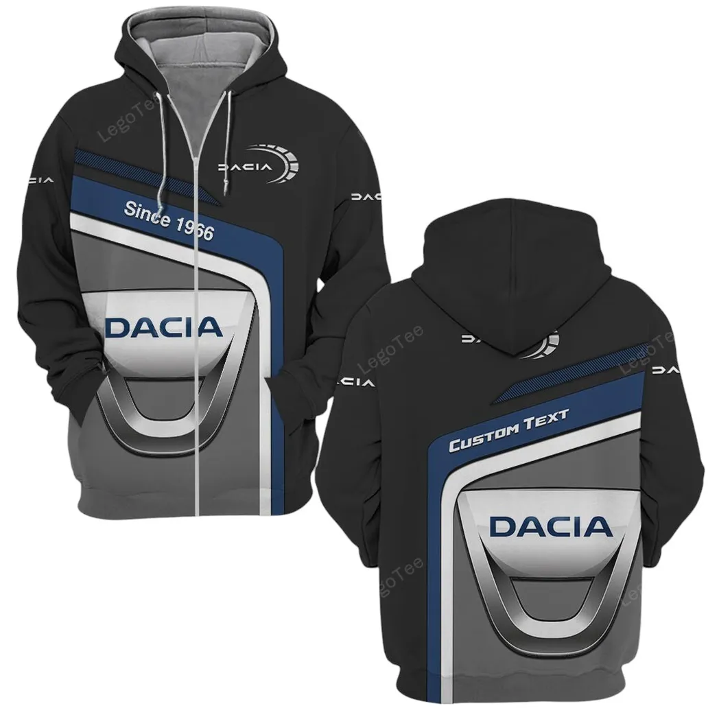 Dacia Zipper Hoodie, Gift For Dacia Lovers, Gift For Him, Husband, Boyfriend CAR11103032517