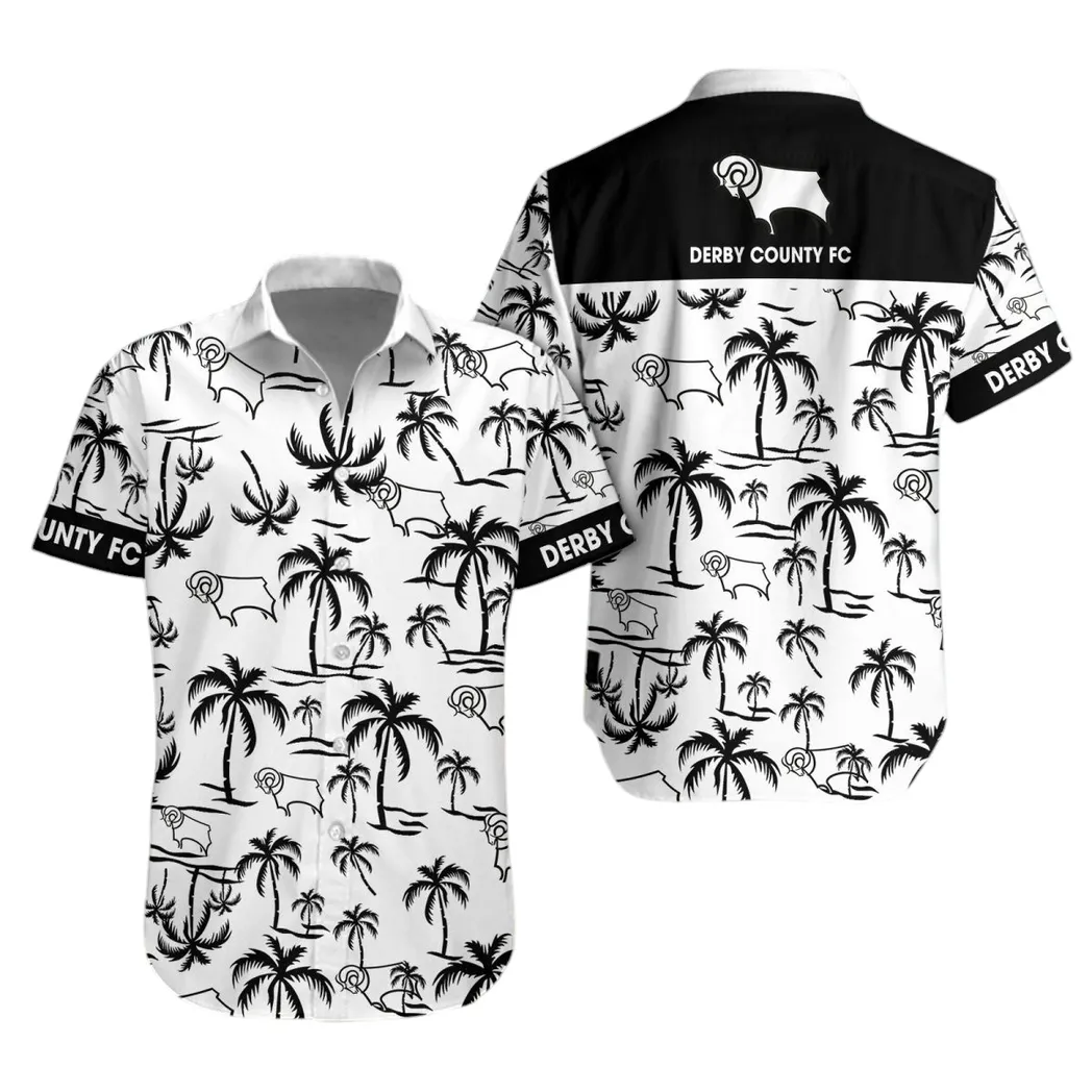 Derby County Hawaiian Shirt For Men, All Over Print Hawaiian Shirt Derby County EPL1204212509