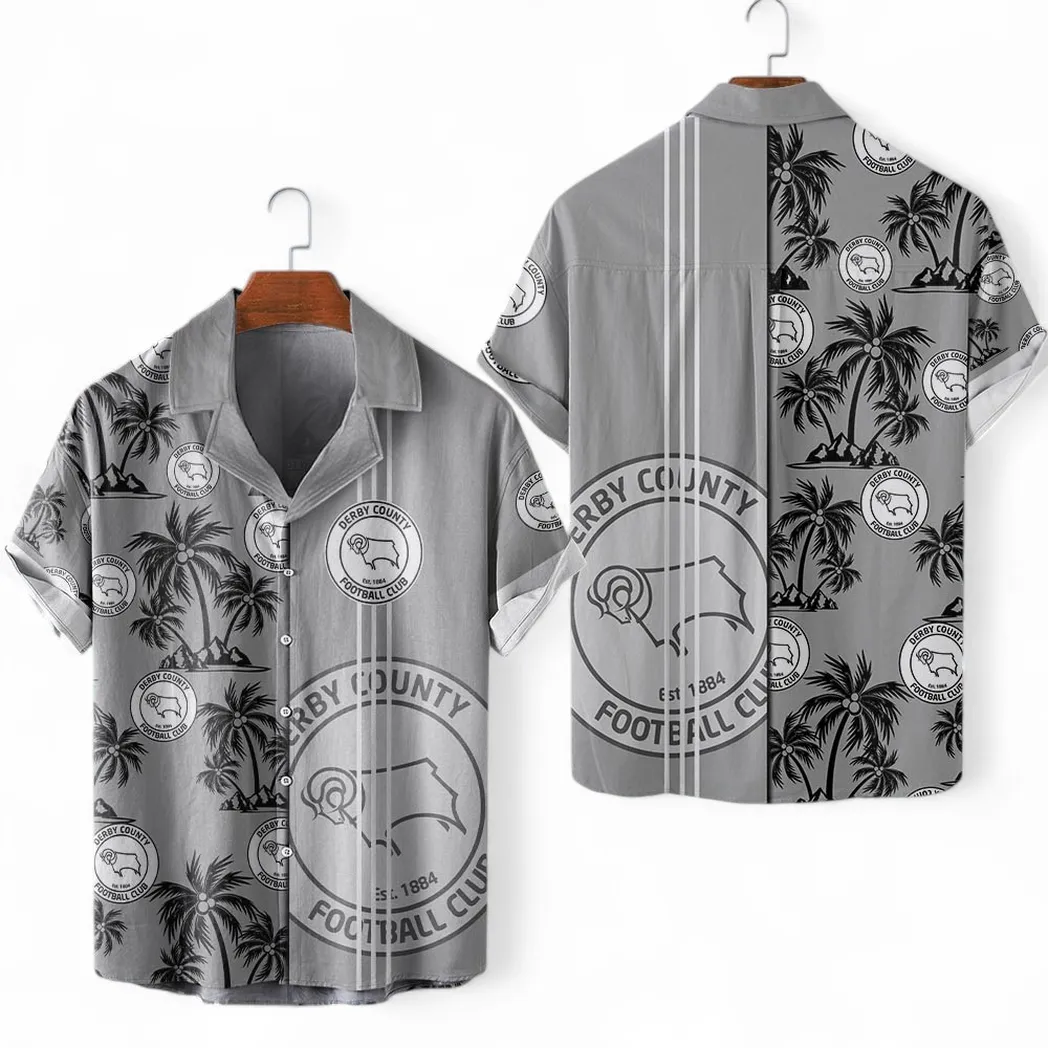 Derby County Hawaiian Shirt For Men, All Over Print Hawaiian Shirt Derby County EPL1804232511