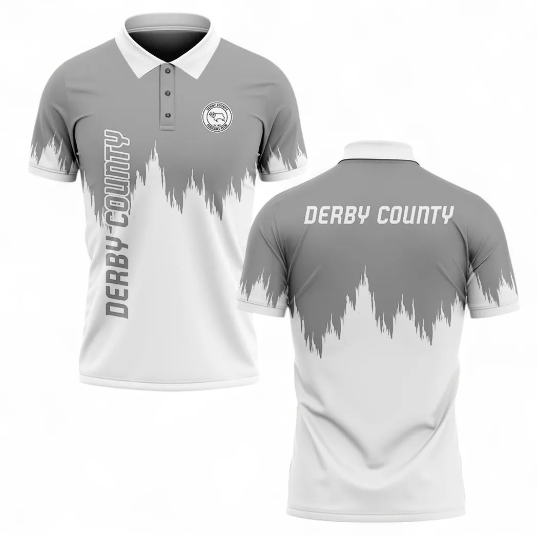Derby County Polo Shirt, All Over Print Polo Shirt Derby County EPL2004232521
