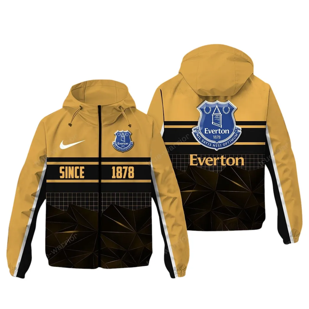 Everton EPL Windbreaker Jacket SPO0720008, Gift For Fan Everton - Khaki