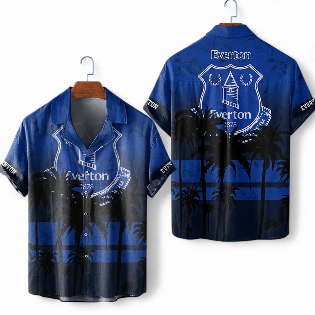 Everton Hawaiian Shirt For Men, All Over Print Hawaiian Shirt Everton EPL1004222526
