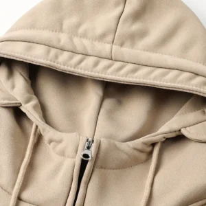 Ferrari Tactical Quarter Zip Hoodie CAR106021525026, Gifts For Men, Him, Husband, Boyfriend - Khaki