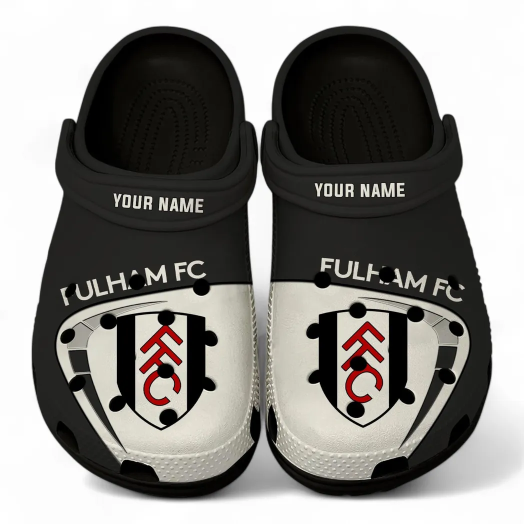 Fulham Crocs, All Over Print Crocs Fulham EPL1904232522