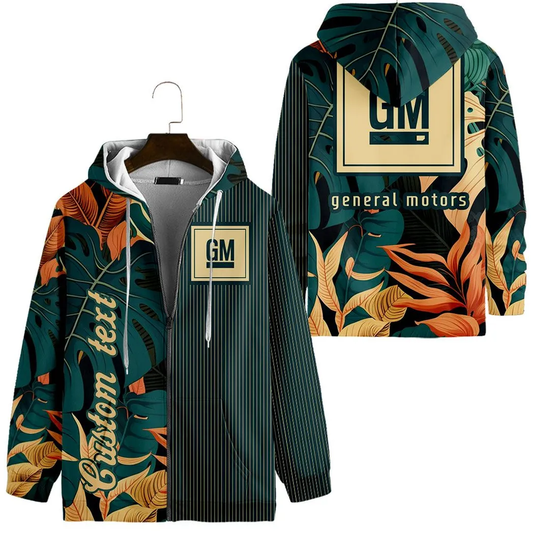 General Motors Vintage Zip Hoodie Custom All Over Print CAR434041725263