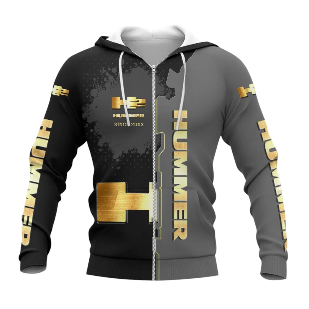 H2 Hummer Zipper Hoodie, Gift For H2 Hummer Lovers, Gift For Him, Husband, Boyfriend CAR44021725032-3