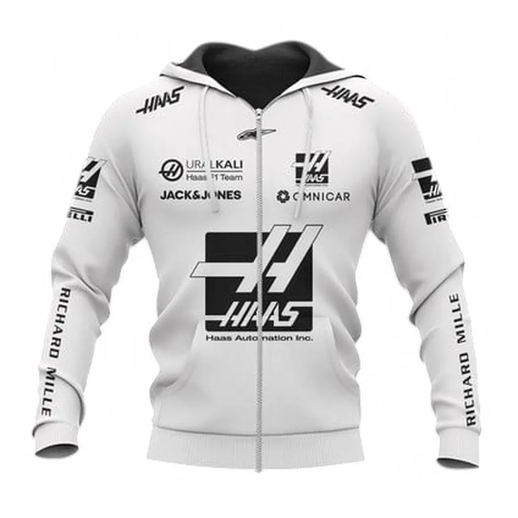 HAAS Zipper Hoodie, All Over Print Zipper Hoodie HAAS CAR40704092503
