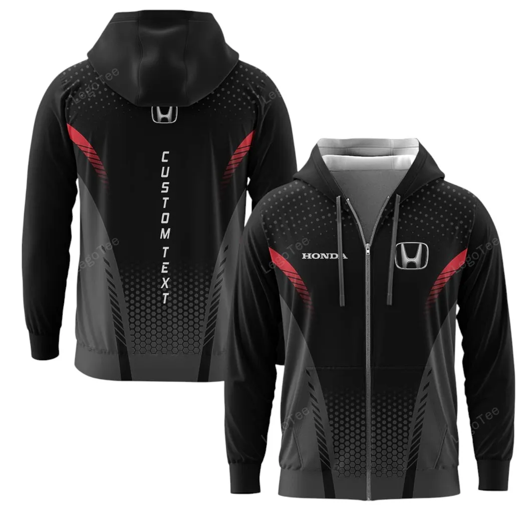 Honda Zipper Hoodie, Gift For Honda Lovers, Gift For Him, Husband, Boyfriend CAR10803122531