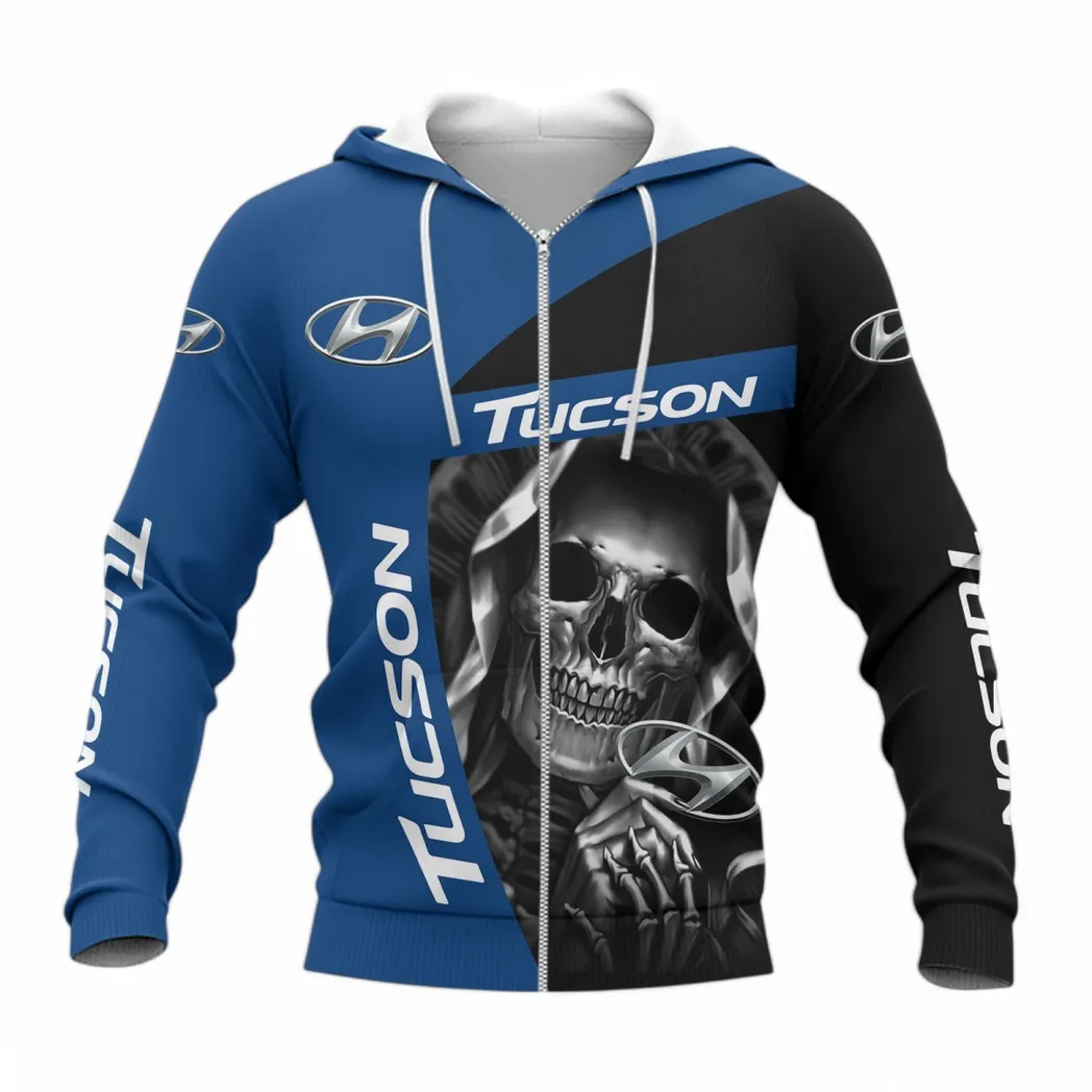 Hyundai Tucson Zipper Hoodie, Gift For Hyundai Tucson Lovers, Gift For Him, Husband, Boyfriend CAR6702212530