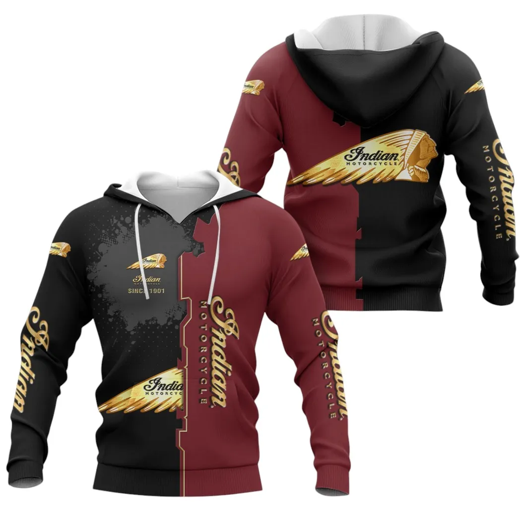 Indian Motorcycle Hoodie, Gift For Indian Motorcycle Lovers, Gift For Him, Husband, Boyfriend CAR44021725040-2