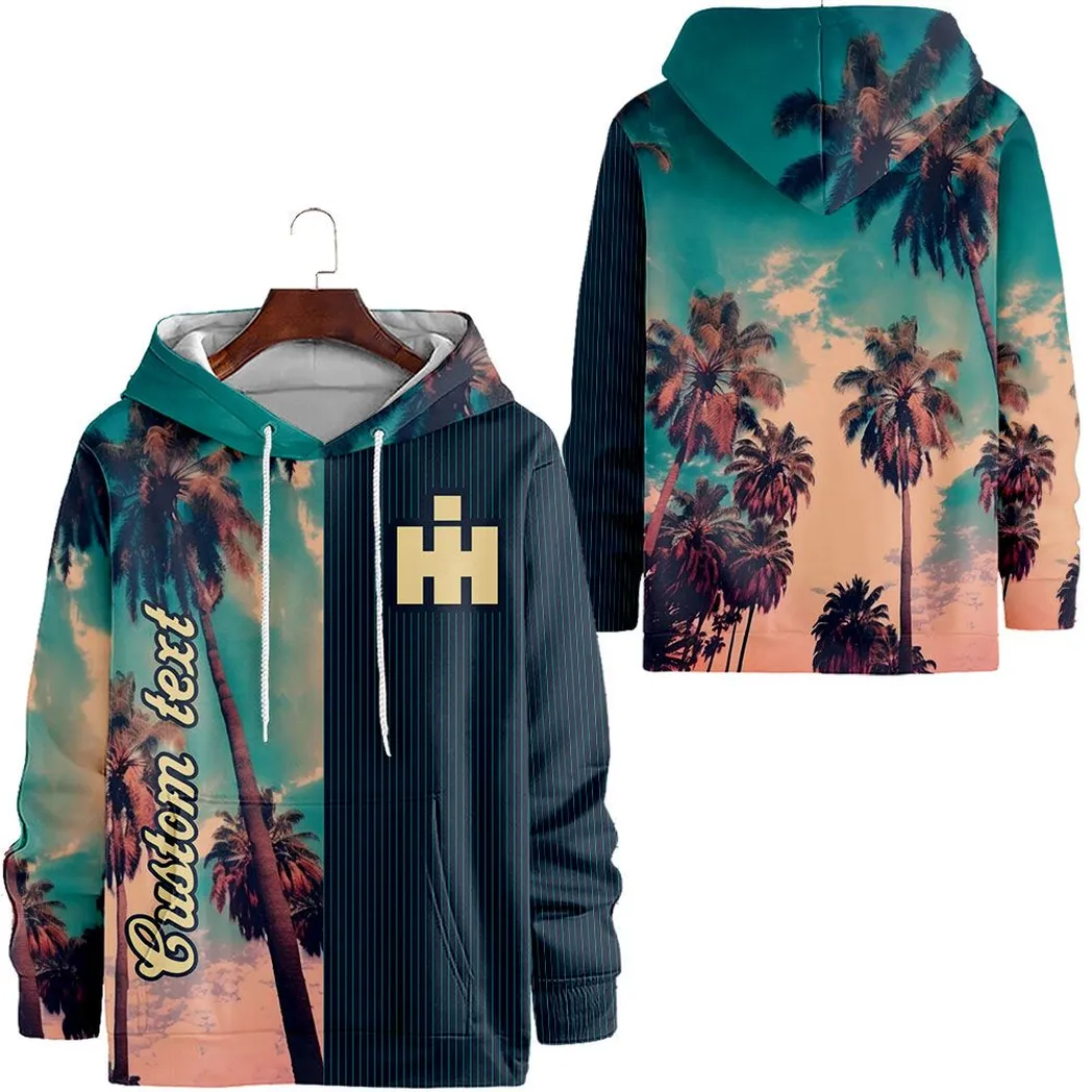 International Harvester Vintage Hoodie Palm Custom, All Over Print Car Hoodie CAR431041625342