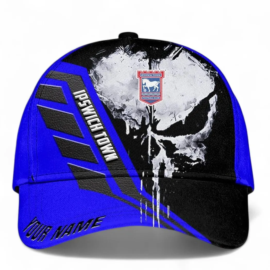 Ipswich Town Baseball Cap, All Over Print Cap Ipswich Town EPL1404222522