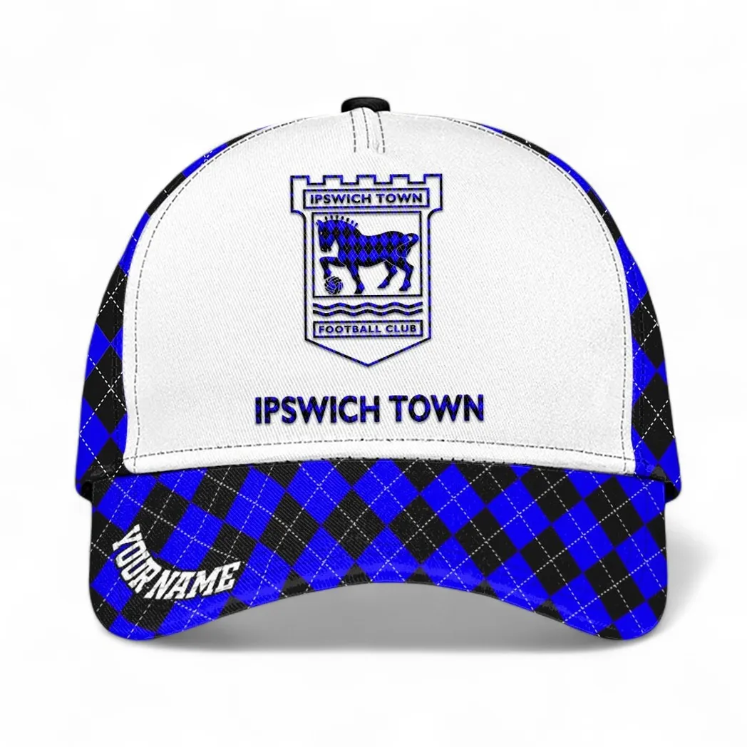 Ipswich Town Baseball Cap, All Over Print Cap Ipswich Town EPL1504222537