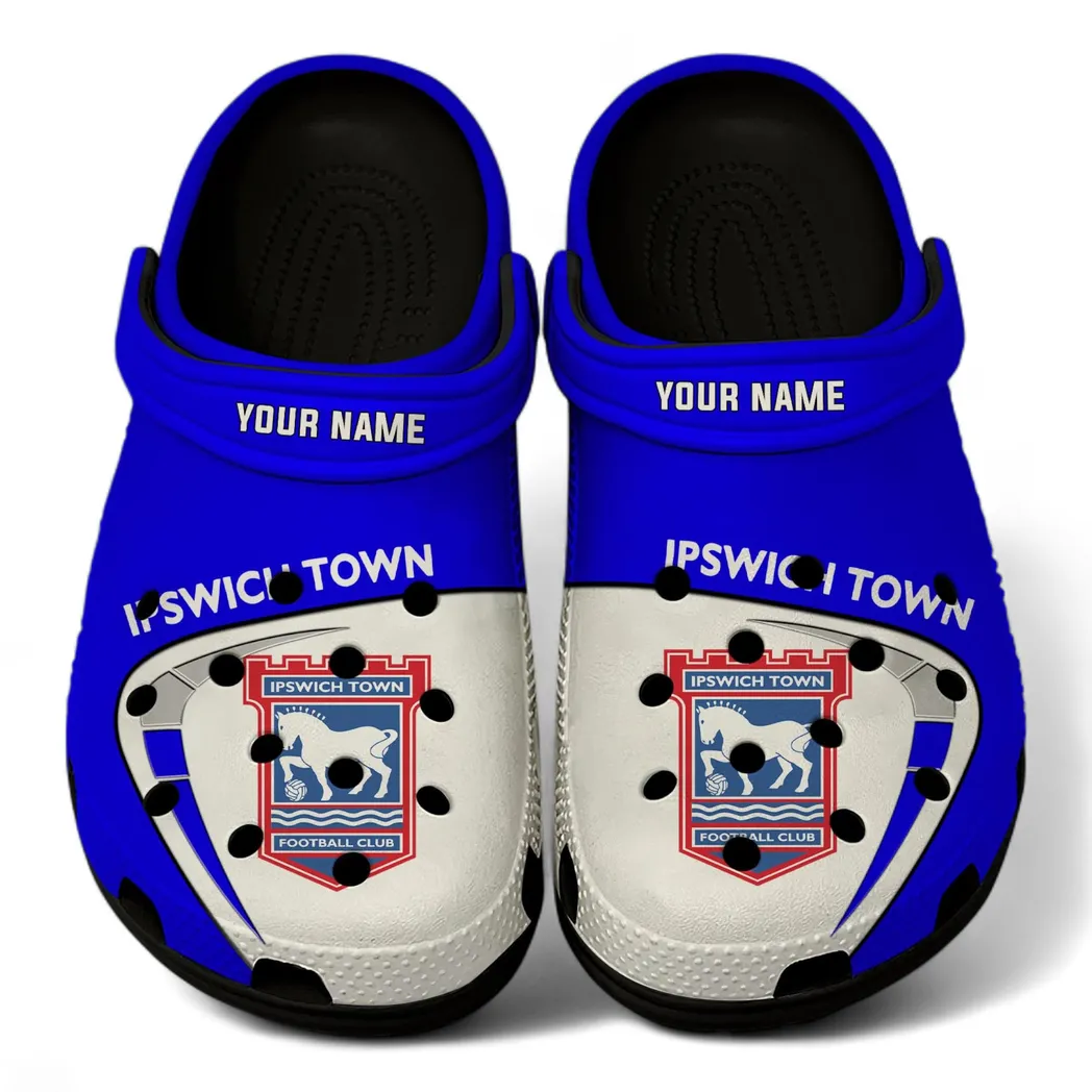 Ipswich Town Crocs, All Over Print Crocs Ipswich Town EPL1904232531