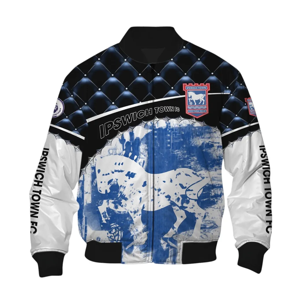 Ipswich Town EPL Bomber Jacket SPO1319004-6, Gift For Fan Ipswich Town-Bomber Jacket