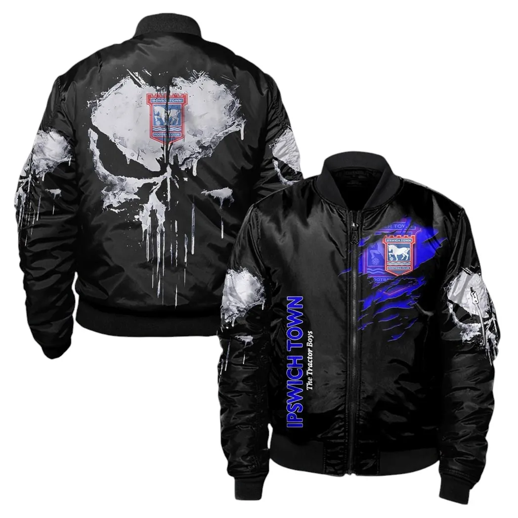Ipswich Town EPL Bomber Jacket SPO1719017, Gift For Fan Ipswich Town-Bomber Jacket