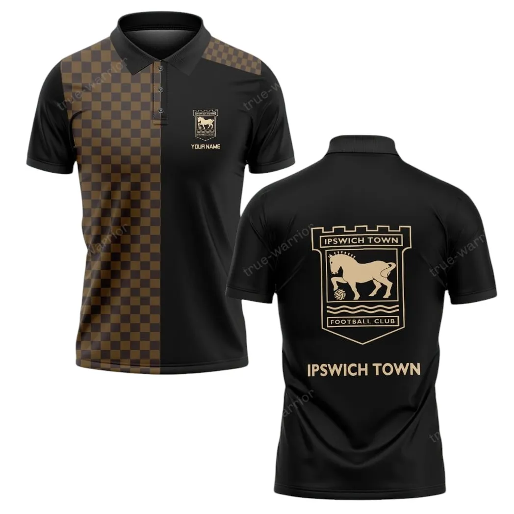 Ipswich Town Polo Shirt Classic Style Custom Name Shirt EPL03042225148
