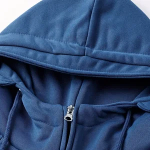 Jaguar Cars Tactical Quarter Zip Hoodie, Gift For Jaguar Cars Lovers, Gift For Him, Husband, Boyfriend - Dark Blue CAR122021425009-3