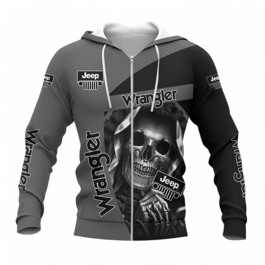 Jeep Wrangler Zipper Hoodie, Gift For Jeep Wrangler Lovers, Gift For Him, Husband, Boyfriend CAR6702212535