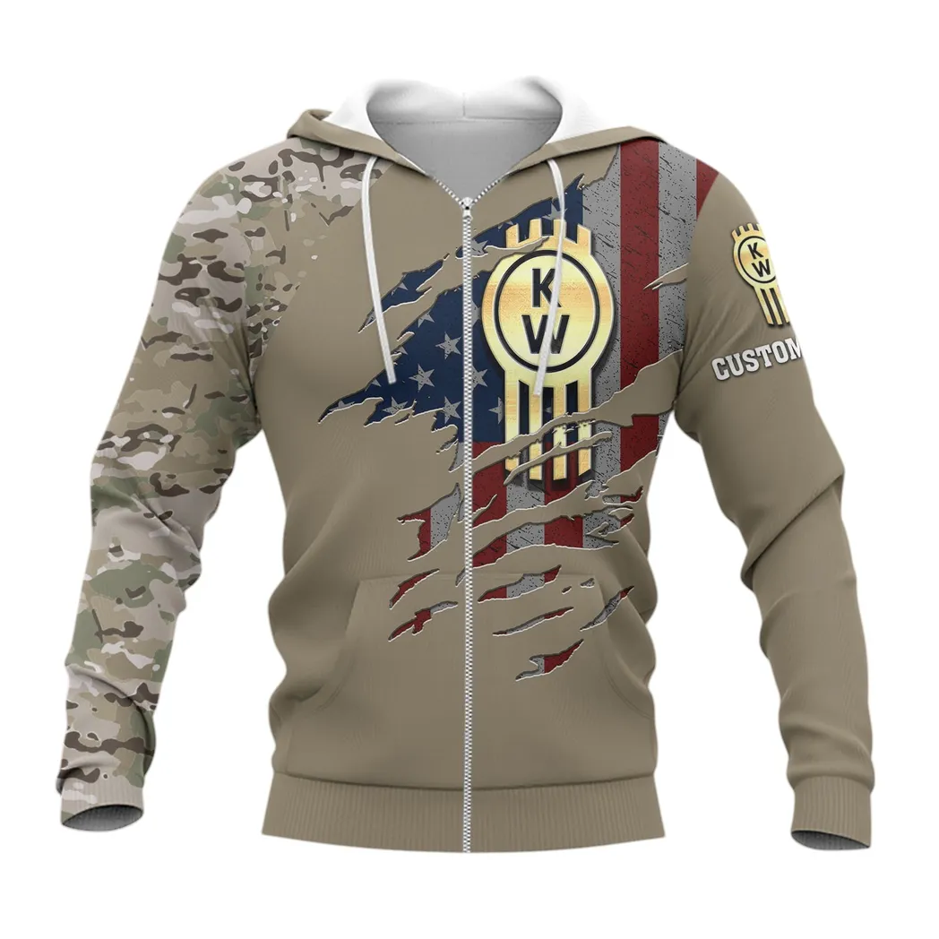 Kenworth Zipper Hoodie, Gift For Kenworth Lovers, Gift For Him, Husband, Boyfriend CAR46021725053-3