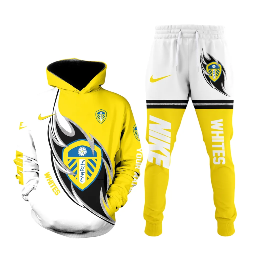 Leeds United EPL Hoodie Sweatpants Set SPO0203014, Gift For Fan Leeds United
