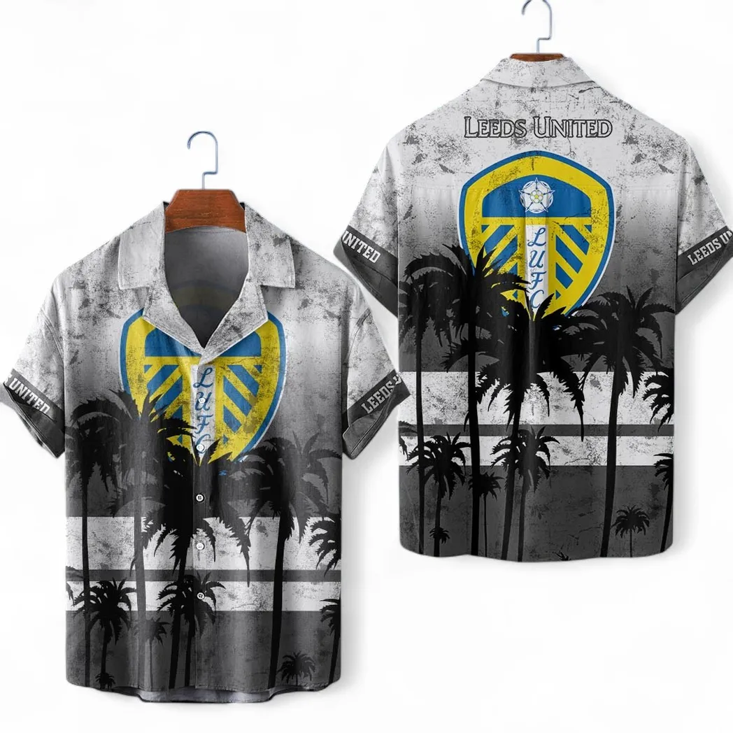 Leeds United Hawaiian Shirt For Men, All Over Print Hawaiian Shirt Leeds United EPL1004222502