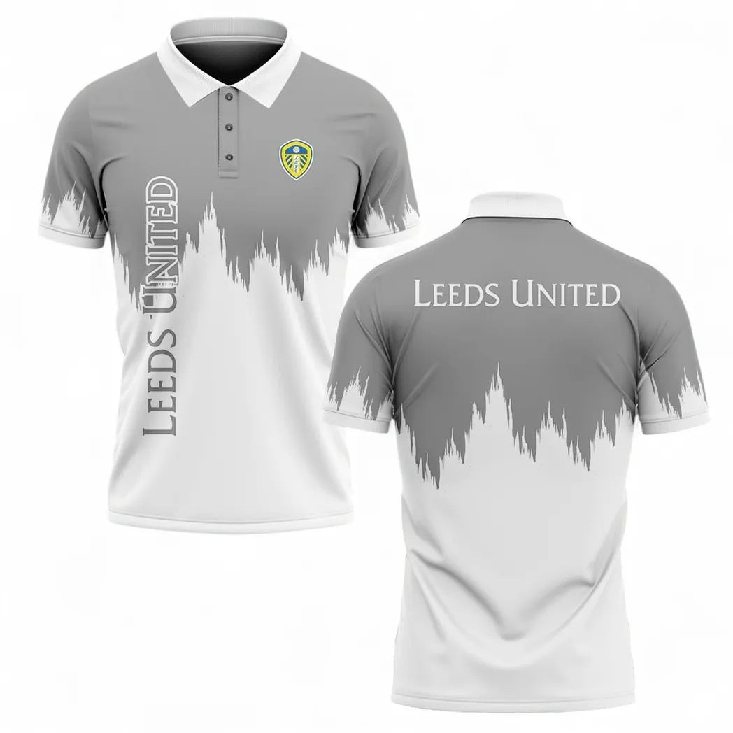 Leeds United Polo Shirt, All Over Print Polo Shirt Leeds United EPL2004232502