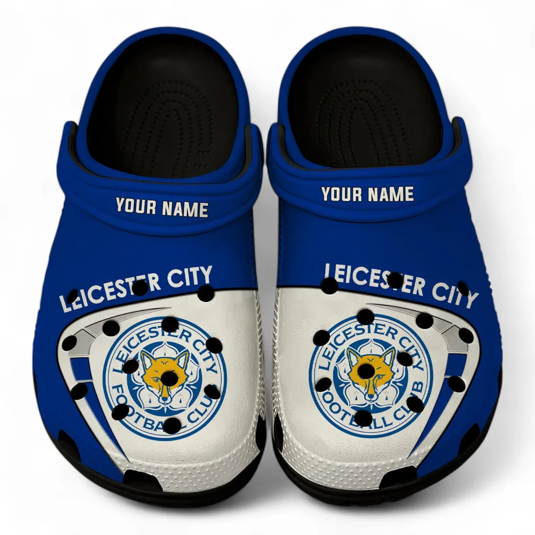 Leicester City Crocs, All Over Print Crocs Leicester City EPL1904232544