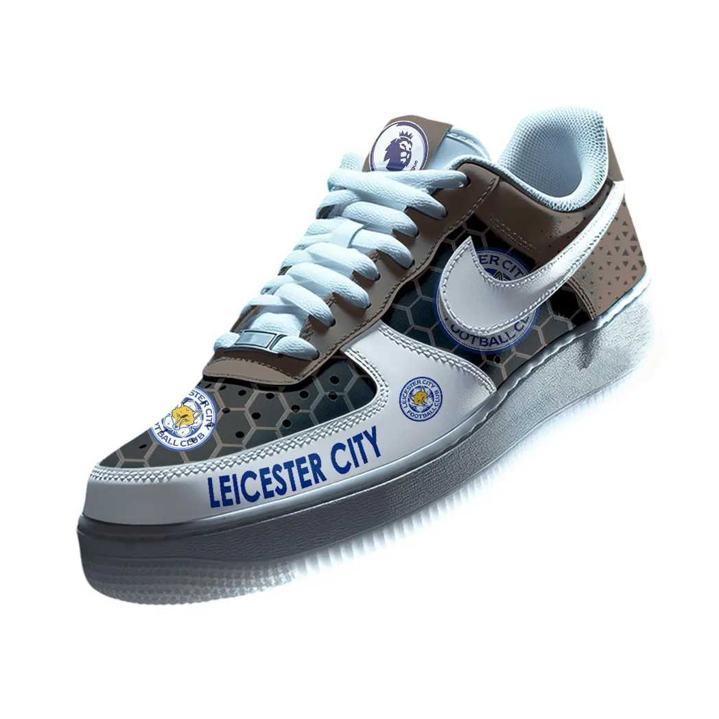 Leicester City EPL Air Low-Top Sneakers SPO2020008, Gift For Fan Leicester City - Brown