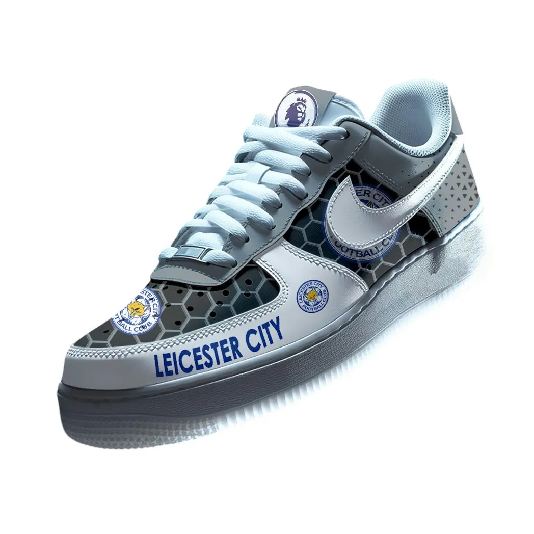 Leicester City EPL Air Low-Top Sneakers SPO2020008, Gift For Fan Leicester City - Gray