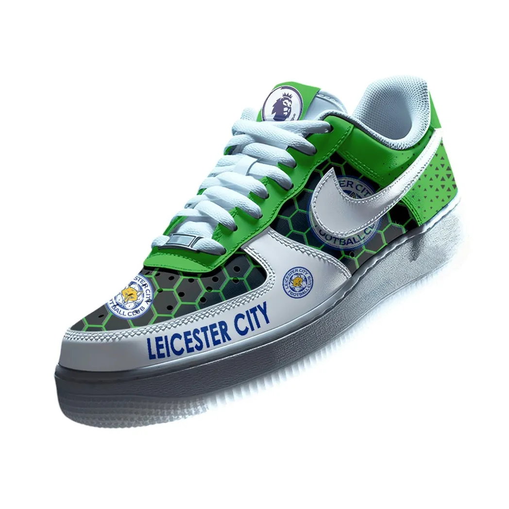 Leicester City EPL Air Low-Top Sneakers SPO2020008, Gift For Fan Leicester City - Green
