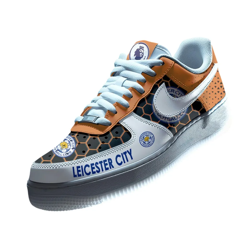 Leicester City EPL Air Low-Top Sneakers SPO2020008, Gift For Fan Leicester City - Orange