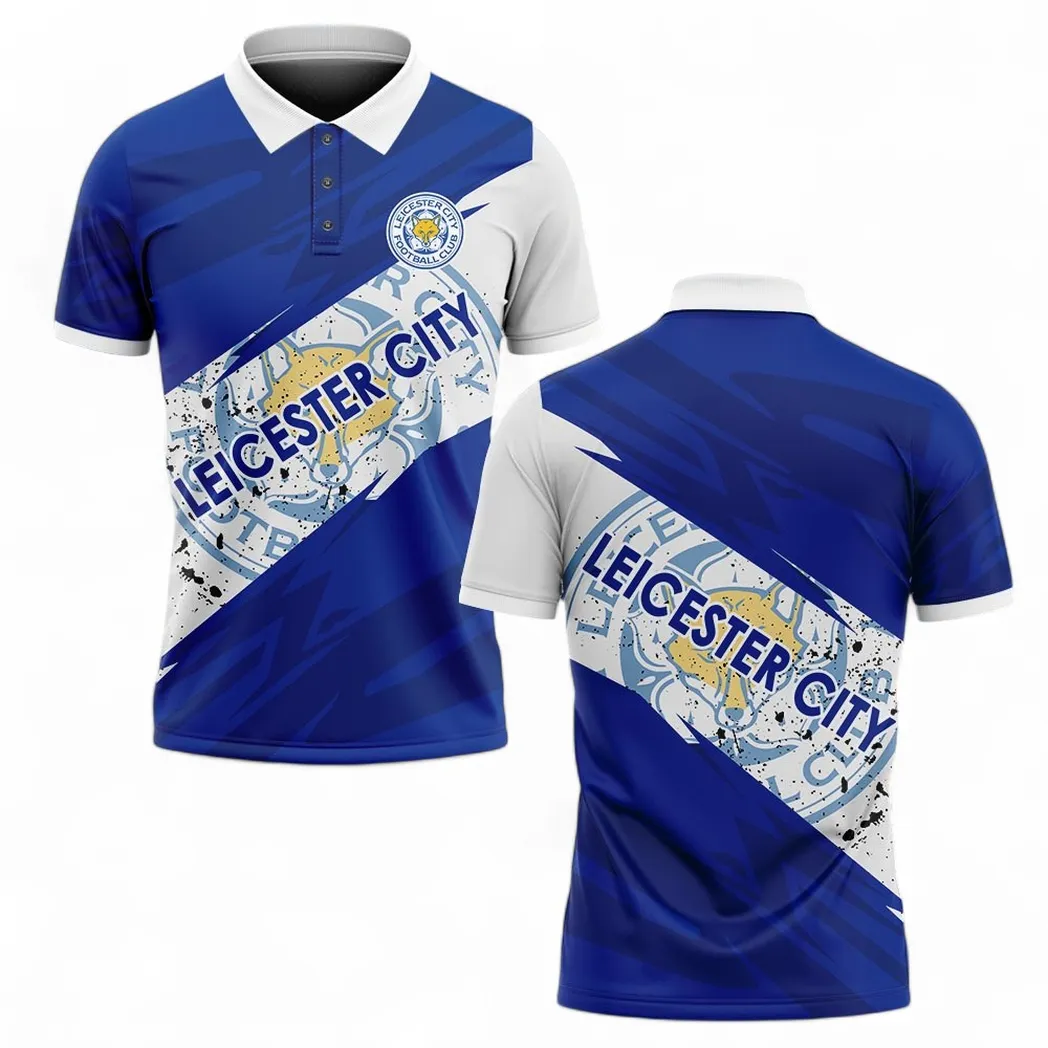 Leicester City Polo Shirt, All Over Print Polo Shirt Leicester City EPL2104232513