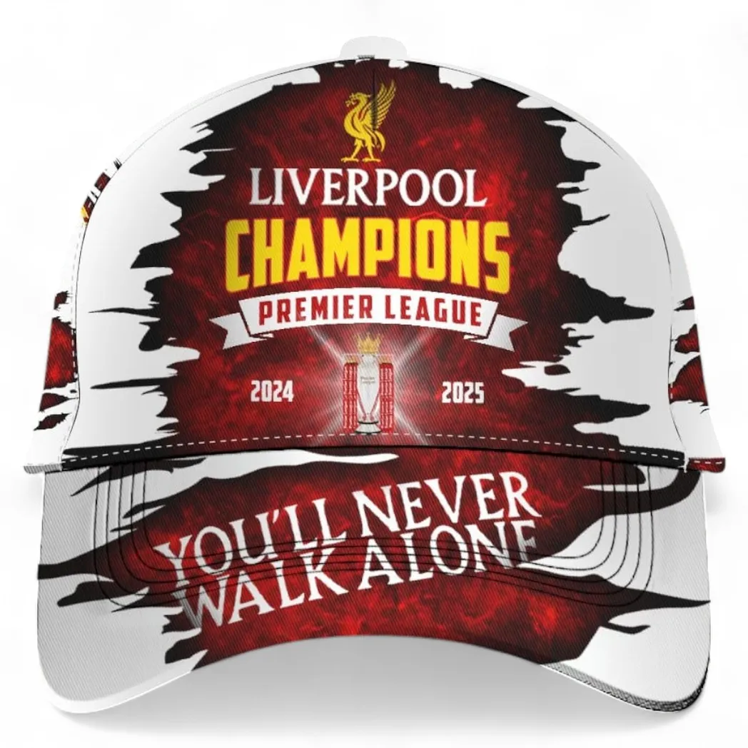 Liverpool Cap Premier League Champions 2025 Baseball Cap EPL29042825568