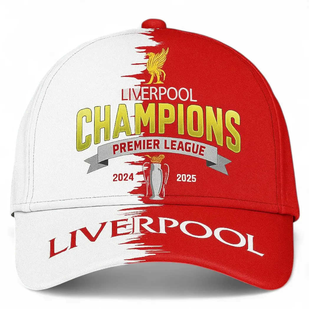 Liverpool Cap Premier League Champions 2025 Baseball Cap EPL29042825569