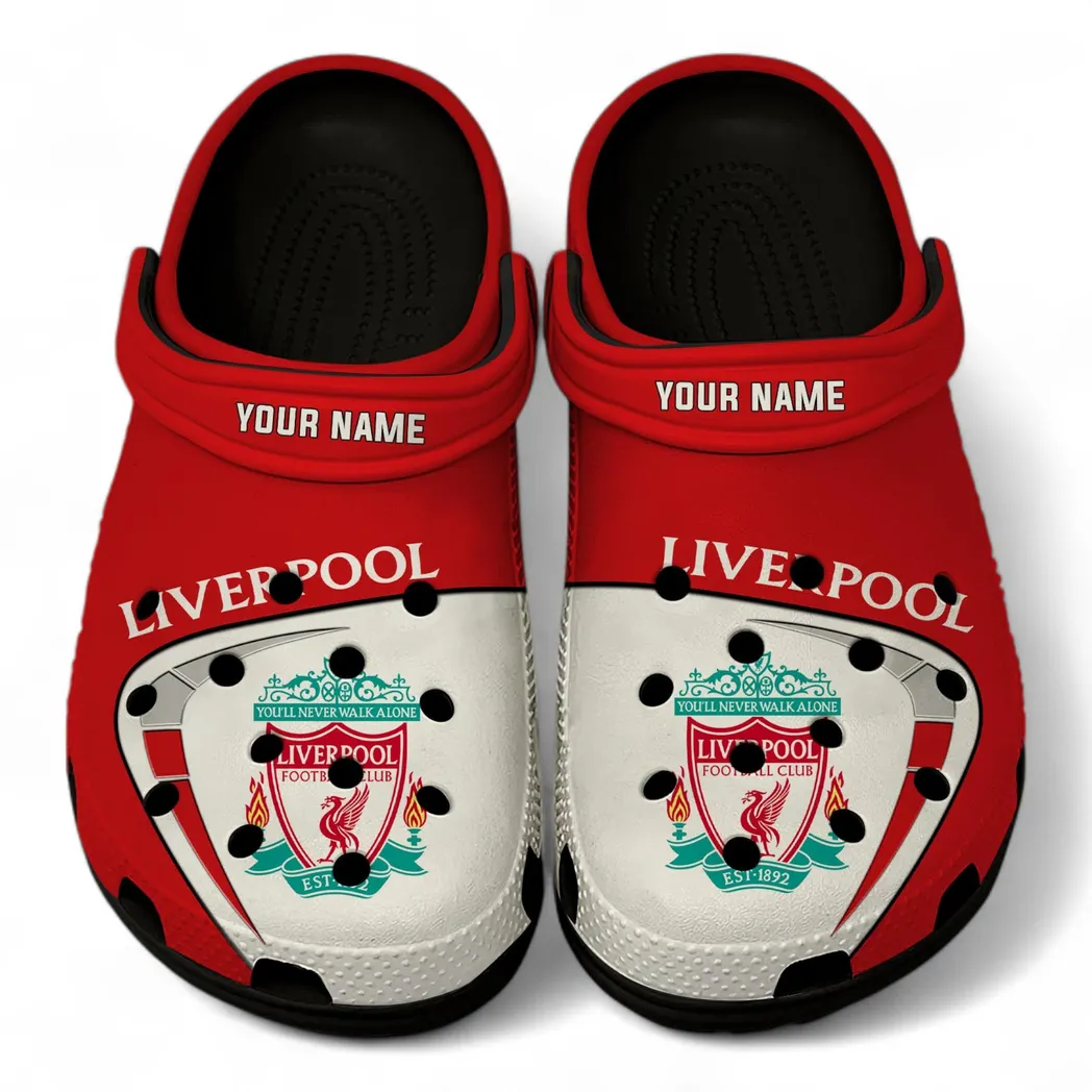 Liverpool Crocs, All Over Print Crocs Liverpool EPL1904232501