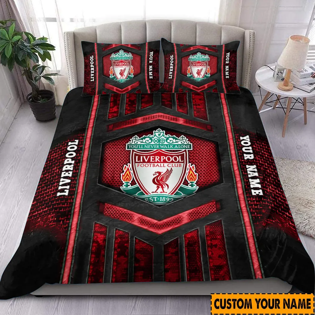 Liverpool EPL Bedding Set SPO0112011, Gift For Fan Liverpool