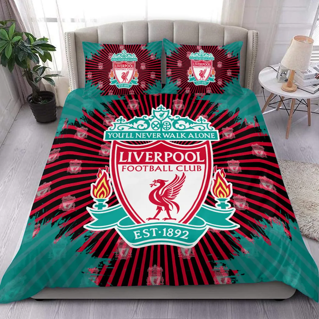 Liverpool EPL Bedding Set SPO0112037, Gift For Fan Liverpool