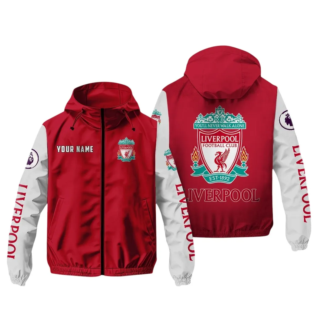 Liverpool EPL Windbreaker Jacket SPO0519012, Gift For Fan Liverpool