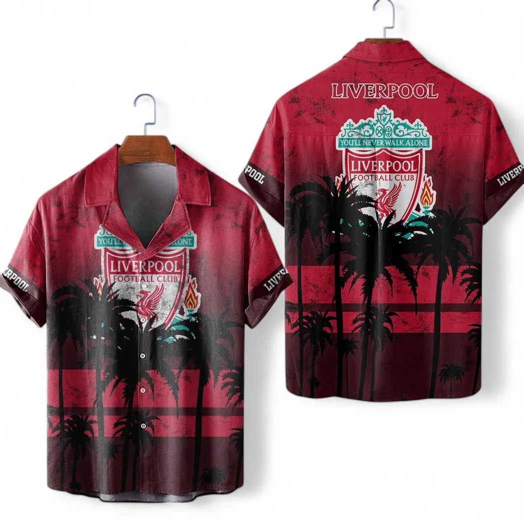 Liverpool Hawaiian Shirt For Men, All Over Print Hawaiian Shirt Liverpool EPL1004222501