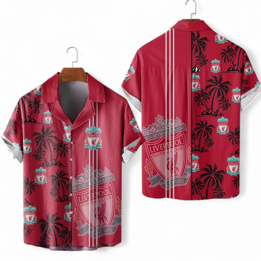 Liverpool Hawaiian Shirt For Men, All Over Print Hawaiian Shirt Liverpool EPL1804232501
