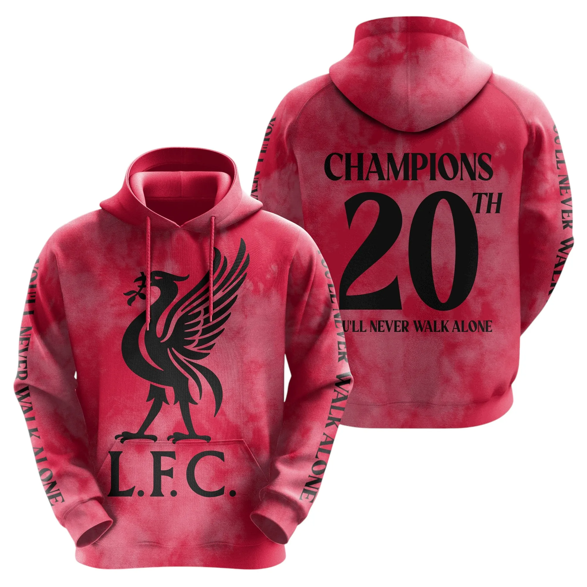 Liverpool Hoodie Premier League Champions 2025 Unisex Hoodie EPL38050525132