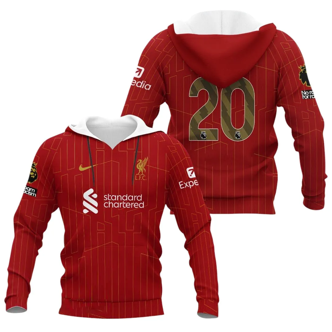 Liverpool Hoodie Premier League Champions 2025 Unisex Hoodie EPL38050525147